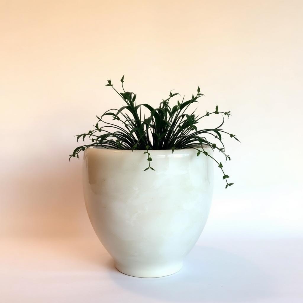 Italian Mid-Century Alabaster Planter