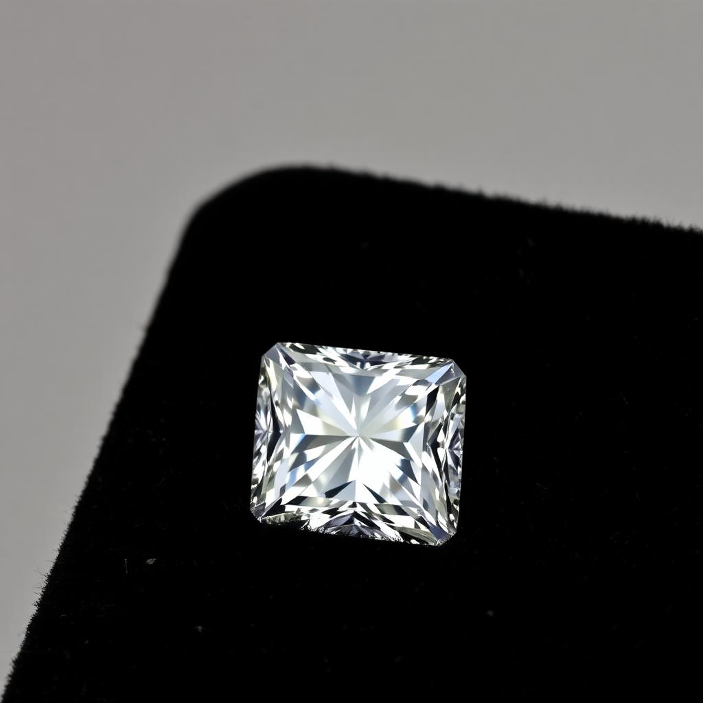 3.65 ct Princess Cut Diamond, GIA Certified — Contemporary-era diamonds from the Elysian Antiques & Collectibles collection. Princess cut, E color, VVS1 clarity.