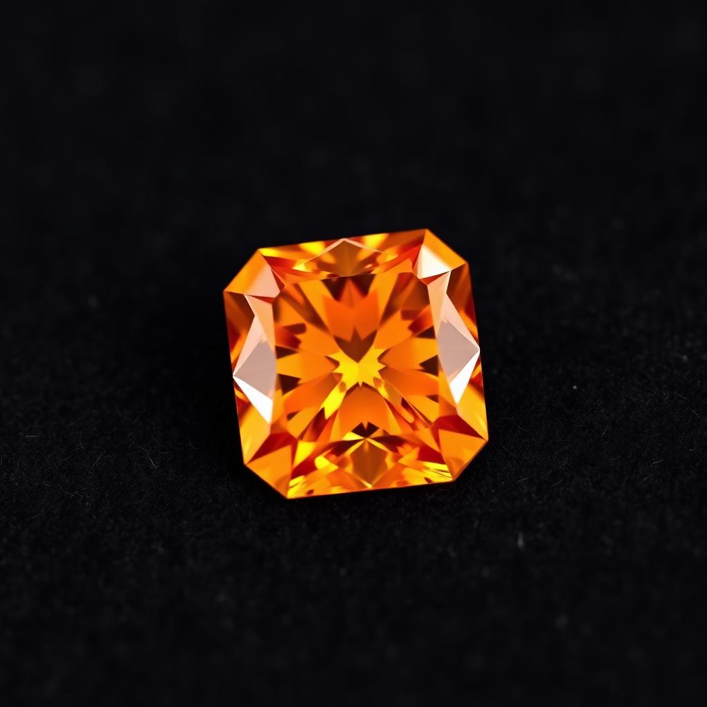 3.78 ct Fancy Vivid Orange Radiant Diamond, GIA — Contemporary-era diamonds from the Elysian Antiques & Collectibles collection. Saturated Fancy Vivid Orange, radiant cut — exceptional rarity.