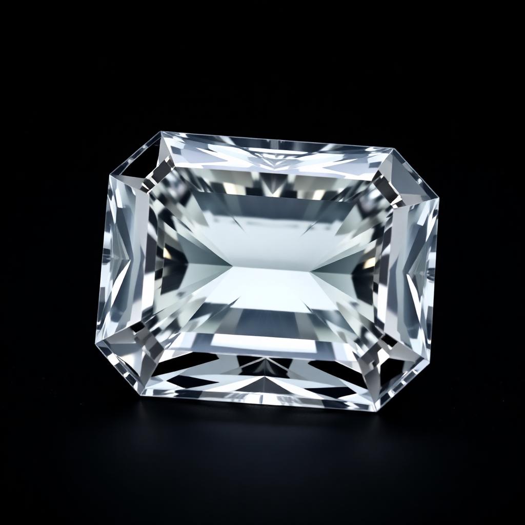8.05 ct Emerald Cut Diamond, GIA Certified — Contemporary-era diamonds from the Elysian Antiques & Collectibles collection. Type IIa, F color, VVS1 emerald cut.