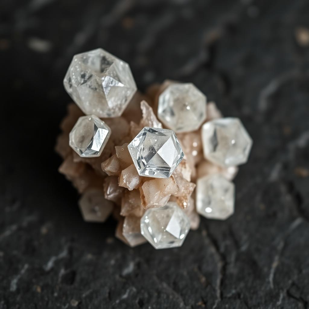 Investment Parcel of Natural Rough Uncut Diamond Crystals — Contemporary-era diamonds from the Elysian Antiques & Collectibles collection. Octahedral natural rough diamond crystals, ethically sourced.