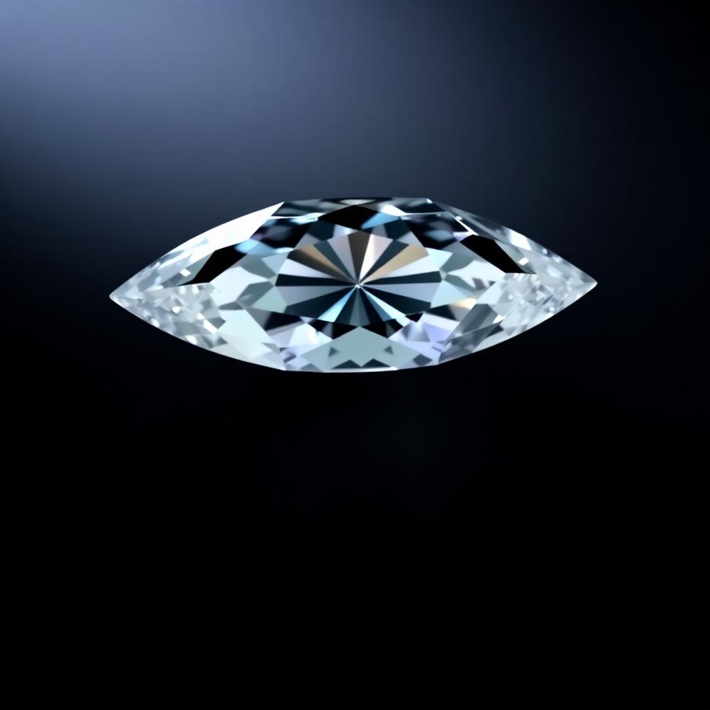3.85 ct Marquise Brilliant Diamond, GIA Certified — Contemporary-era diamonds from the Elysian Antiques & Collectibles collection. Marquise brilliant, F color, VVS2 clarity.